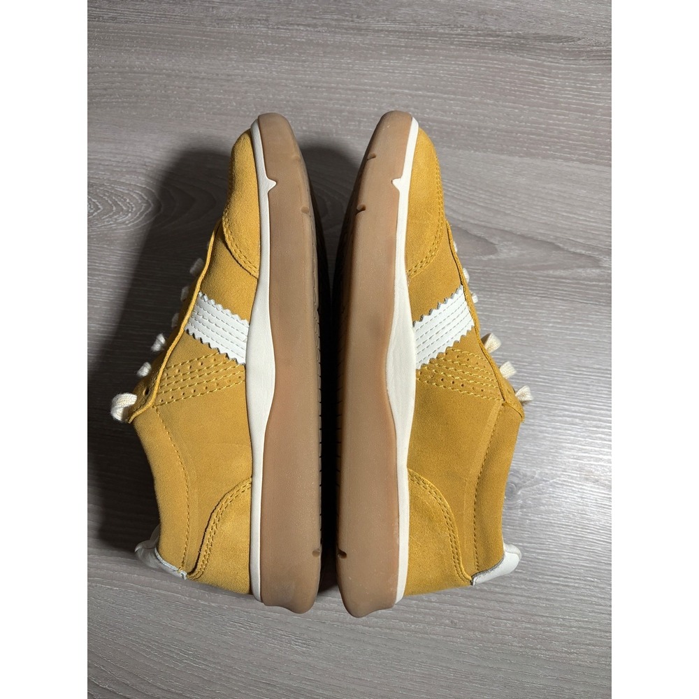 Vionic Womens 8 Suede Lace Up Sneakers Retro Gum Sole Orthotic Support City Walk - Picture 6 of 9